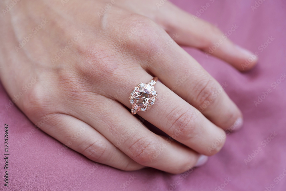 Beautiful luxury ring with gem stone Beautiful luxury ring with gem stone