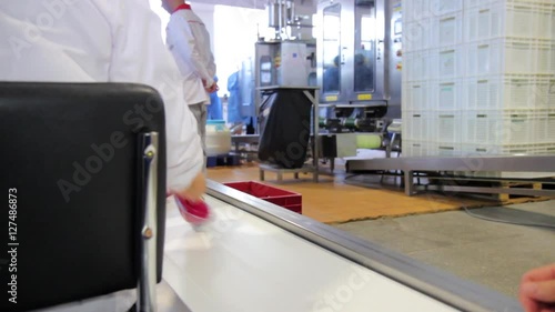 Milk factory. Dairy production. 