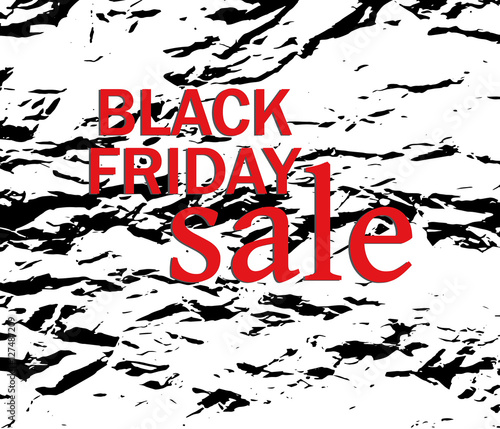 Black Friday sale inscription