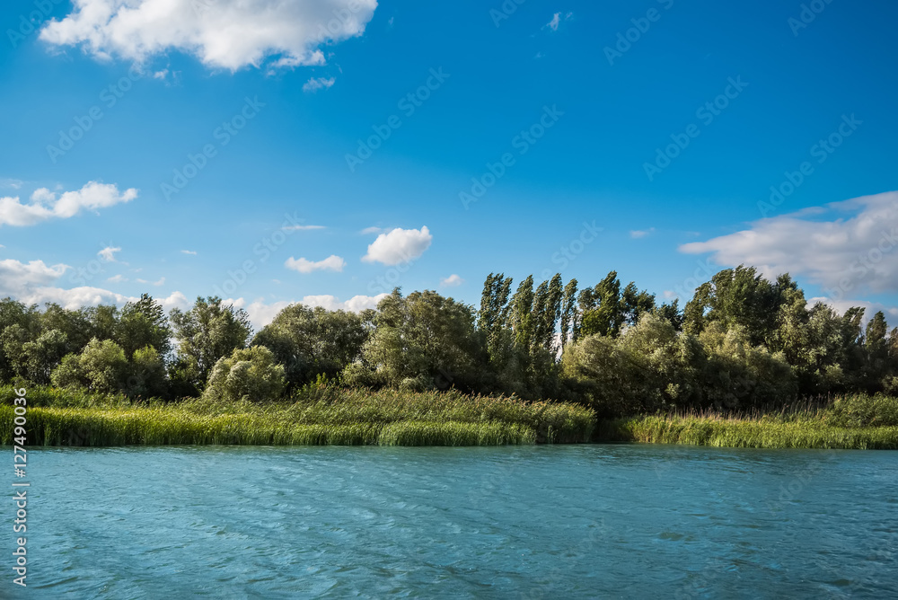 Scenic river landscape Scenic river landscape