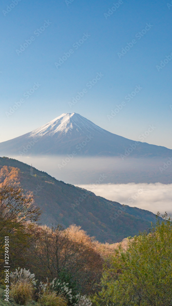 御坂峠からの富士山2016