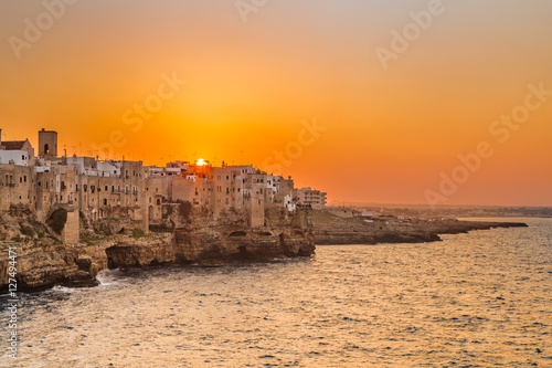 Obraz na plátně seaside village in southern Italy