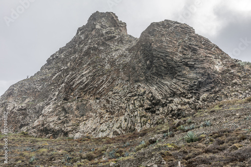 Formation rocheuse à Taganana (Tenerife, Espagne)