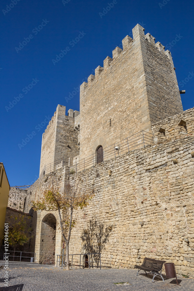 San Miquel city gate in the center of Morella
