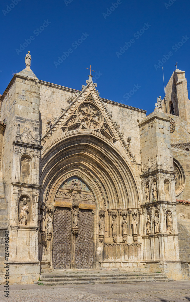 Entrance to the church of Santa Maria la Major of Morella