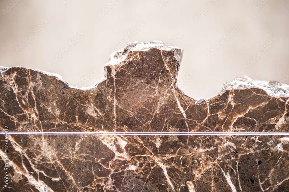 Fototapeta premium broken marble in the dark and warm colors