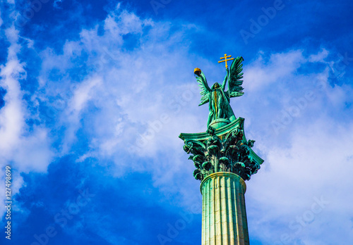 Photography Angel statue in Budapest