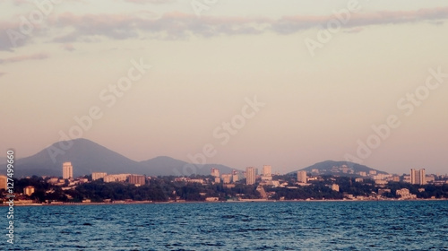 Sunset over the southern city.