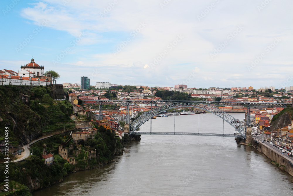 Panorama of Porto city, Portugal 