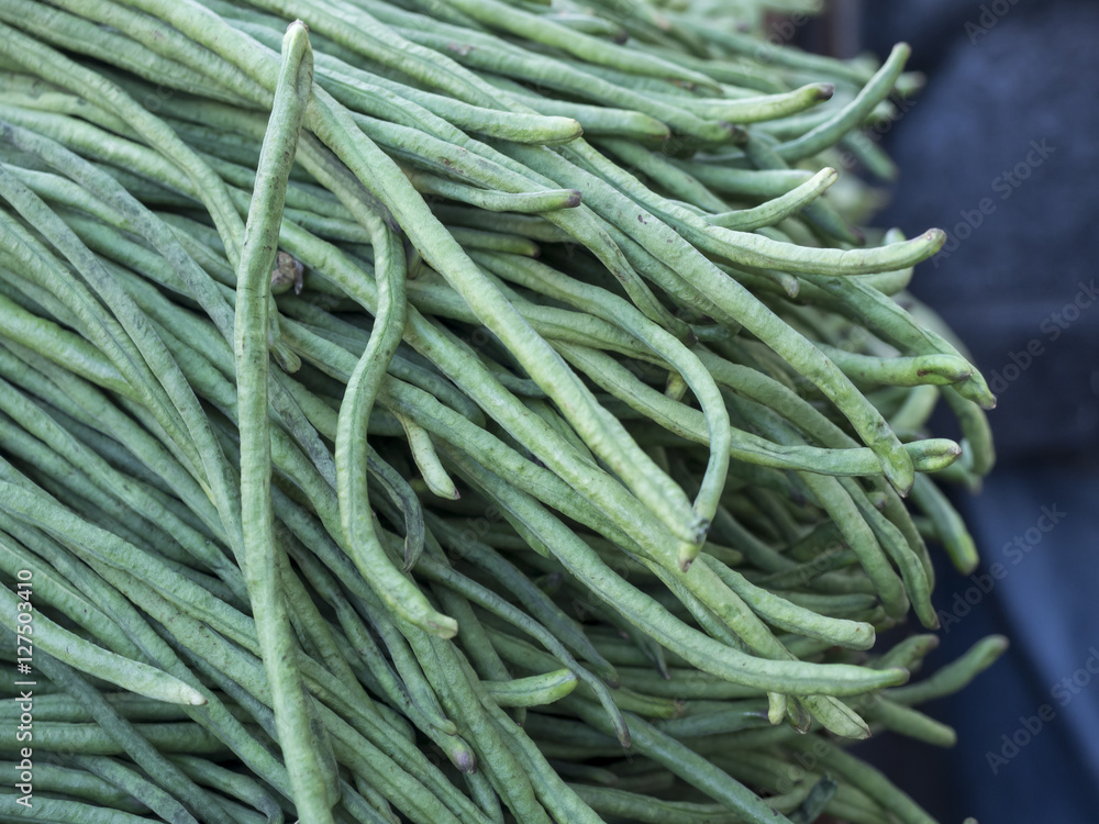 Long String Beans in a Chinatown Market Long String Beans in a Chinatown Market
