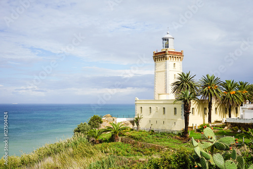 Cape Spartal Strait of Gibraltar Lighthouse - Tangier