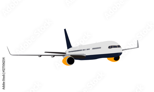 Airplane vector illustration