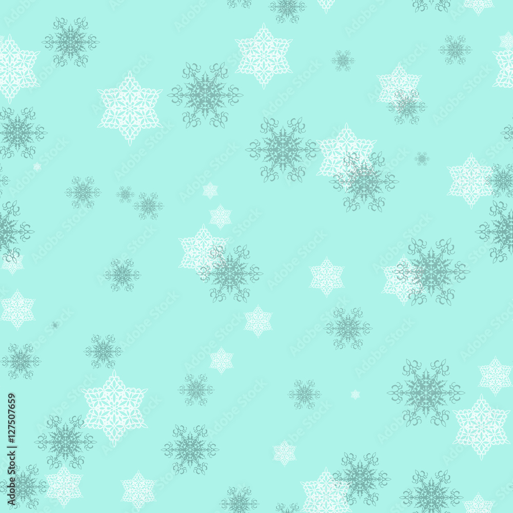 snowflakes seamless texture