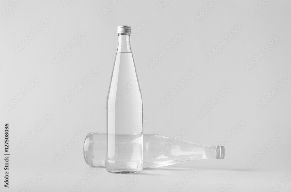 Fototapeta premium Water Bottle Mock-Up - Two Bottles