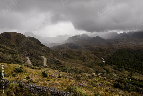 Cajas National Park in the Andes highlands of Ecuador