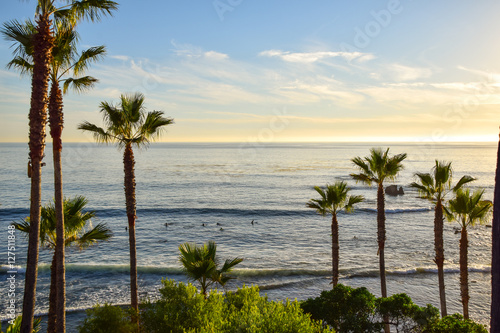 Fototapeta Naklejka Na Ścianę i Meble -  View from Heisler Park, Laguna Beach in Orange County, Southern California