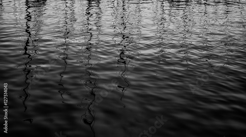 Abstract texture nature background image of reflections in sea