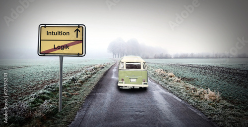 Schilderij op canvas Schild 157 - Intuition