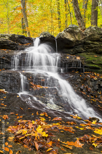 October at Tailwater Falls - Indiana's Lieber State Recreation Area