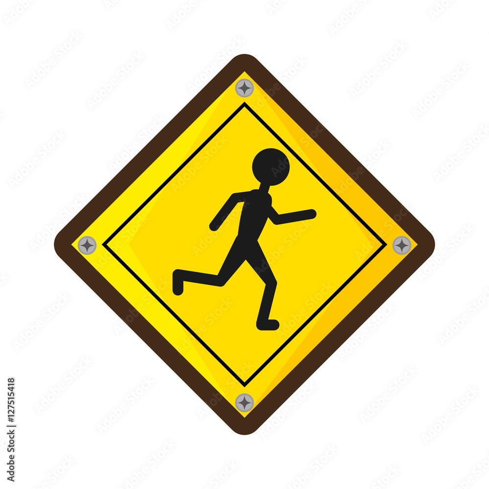 Pedestrians on the road vector illustration design Pedestrians on the road vector illustration design