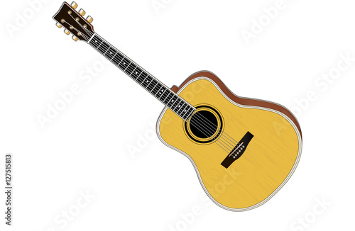 Guitare sèche.