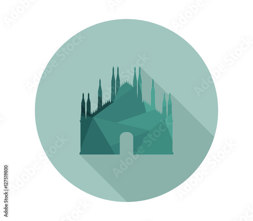 icon of the cathedral of Milan
