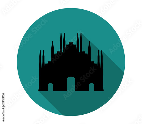 icon of the cathedral of Milan