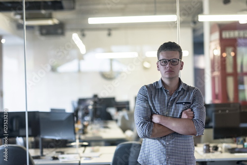 business man at modern office