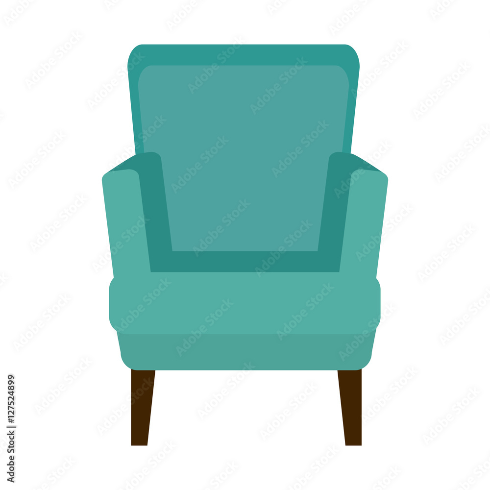 chair confortable isolated icon vector illustration design chair confortable isolated icon vector illustration design