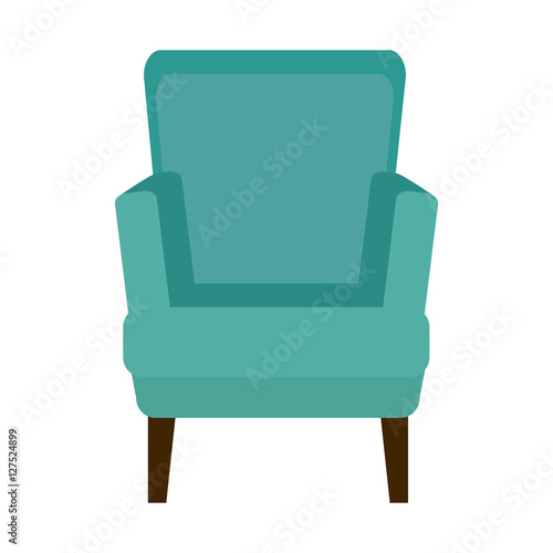 chair confortable isolated icon vector illustration design