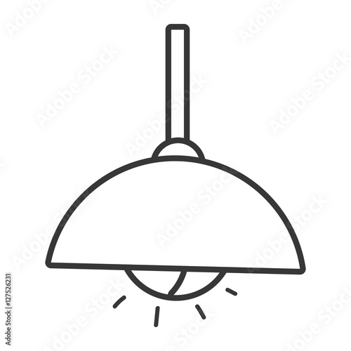 office lamp isolated icon vector illustration design