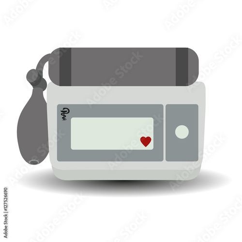 illustration of medical tonometer on a white background