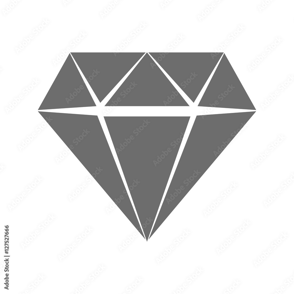 Diamond icon. Vector illustration. Diamond icon. Vector illustration.