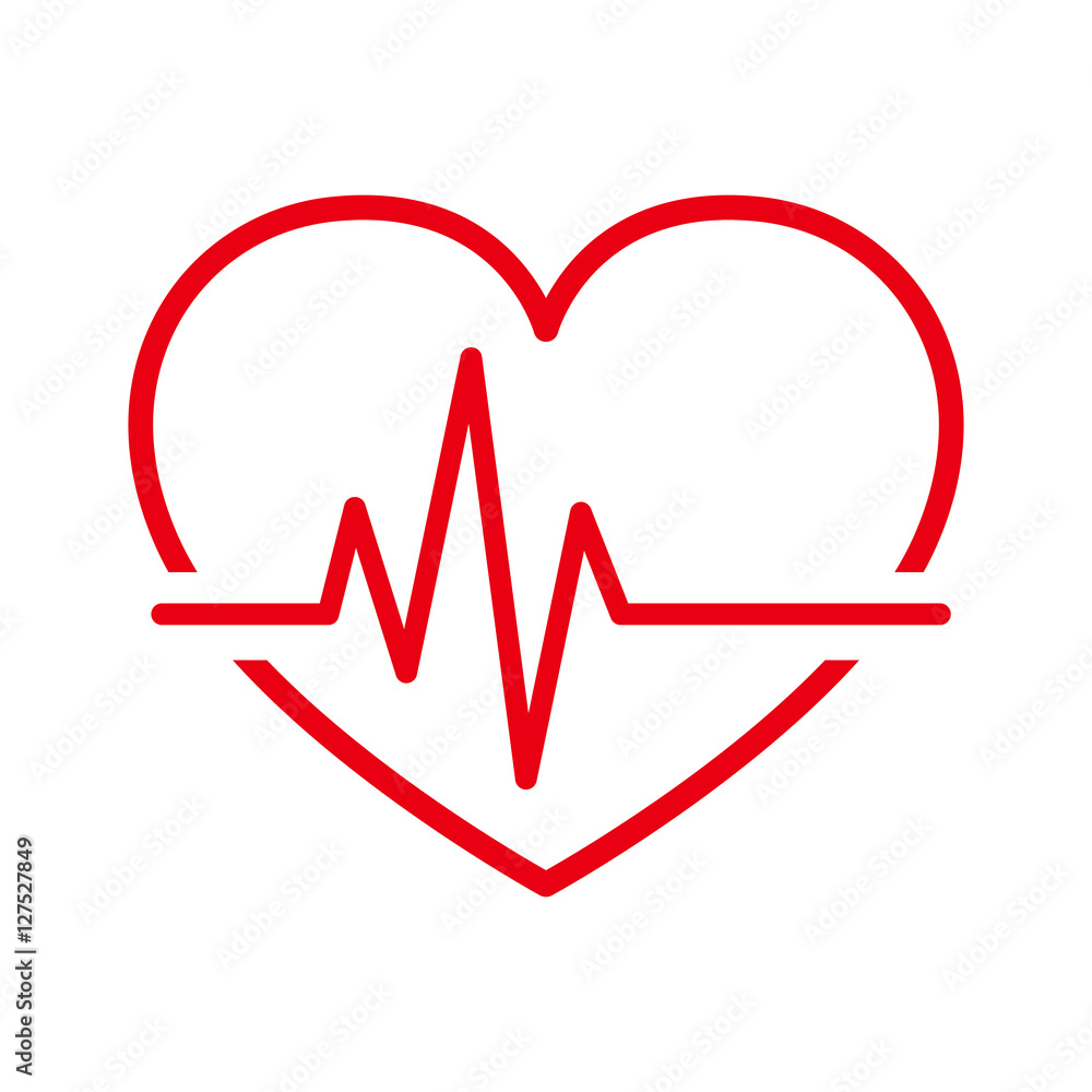 Heart icon. Vector illustration. Heart icon. Vector illustration.