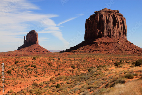 Monument valley in Navajo Tribal park in USA