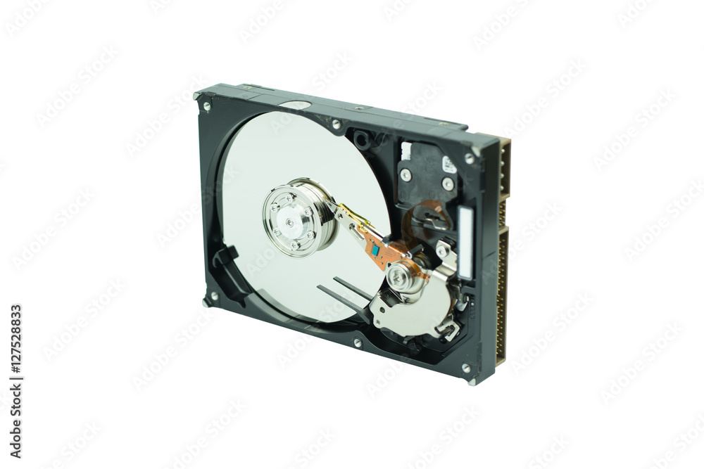 hard disk isolated on white background hard disk isolated on white background