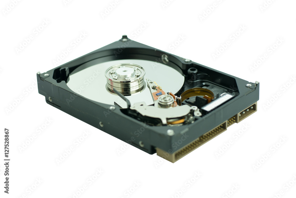 hard disk isolated on white background hard disk isolated on white background
