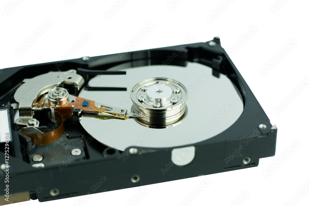 hard disk isolated on white background hard disk isolated on white background