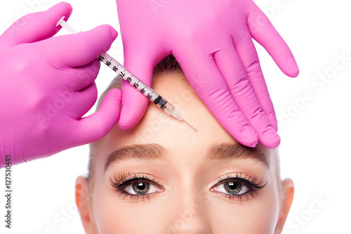 Φωτογραφία Beauty Forehead frown wrinkle injection