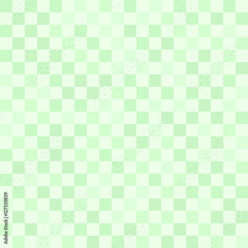 Checkerboard pattern. Green vector seamless background