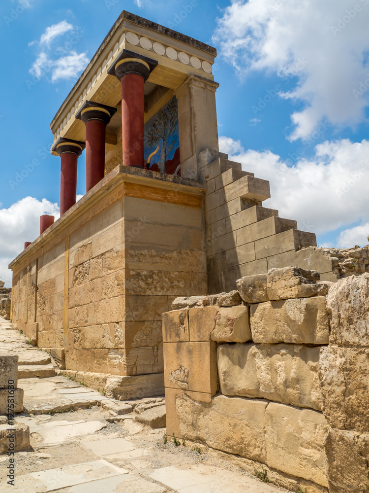 Knossos Palace Ruins - Crete, Greece