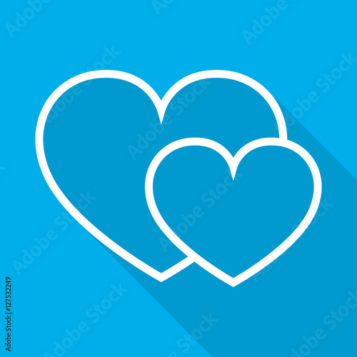 Free Download Heart outline icon. Vector illustration. - GFXLoad