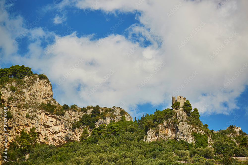 Scenic view of Amalfi, Italy