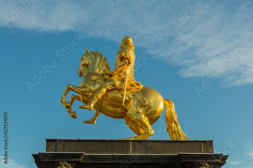The Goldener Reiter (Golden Rider), Dresden, Saxony.