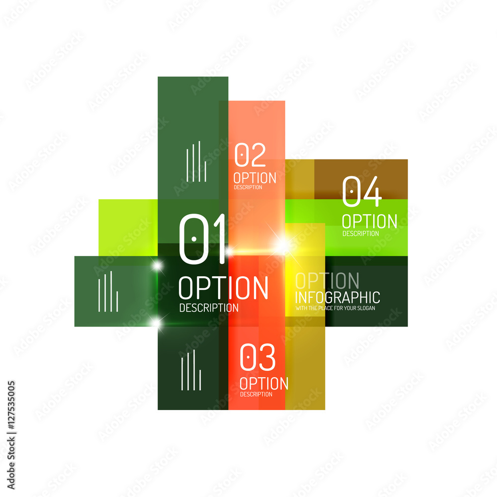 Abstract background, geometric infographic option templates Abstract background, geometric infographic option templates