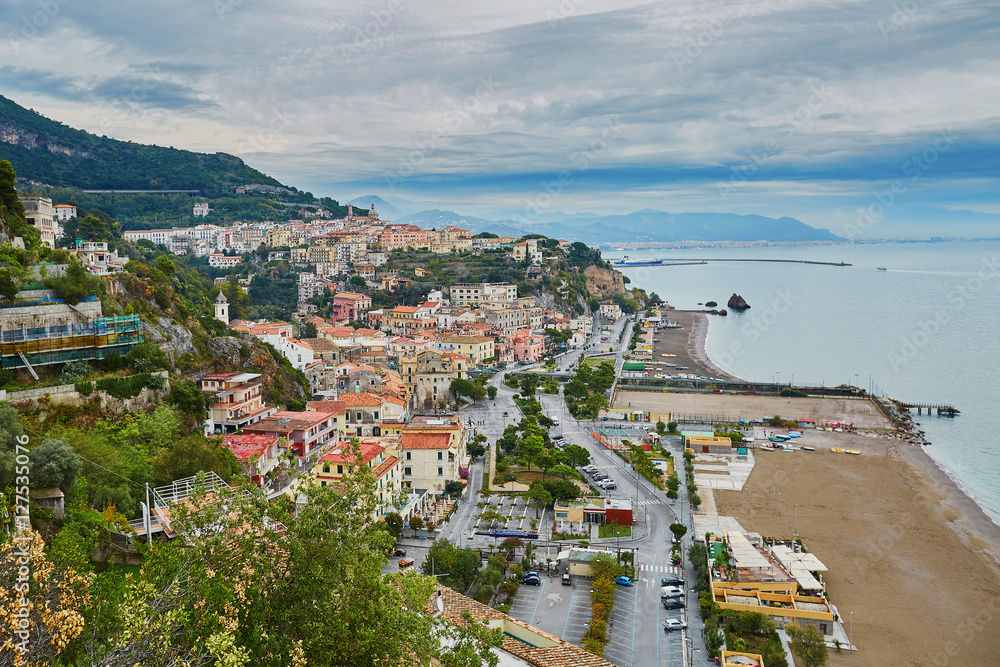 Scenic view of Vietri sul Mare, Italy