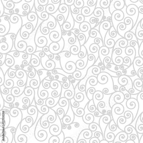 background pattern with arabesque in spiral vector illustration