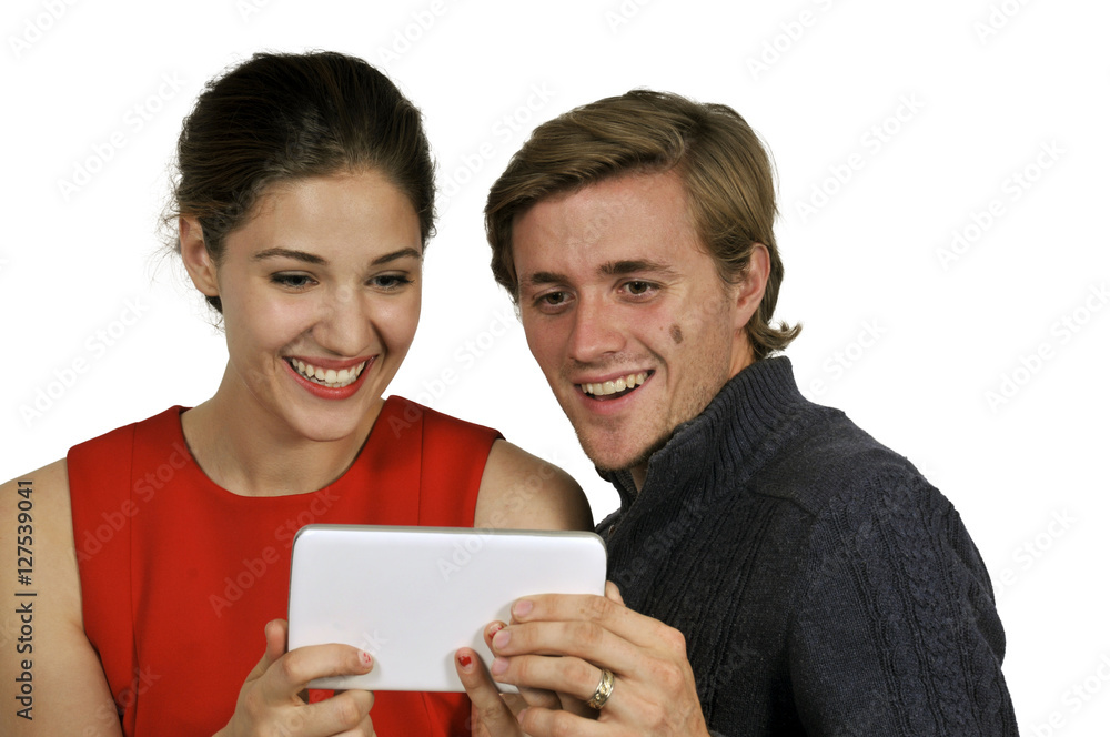 Woman Using Tablet Woman Using Tablet