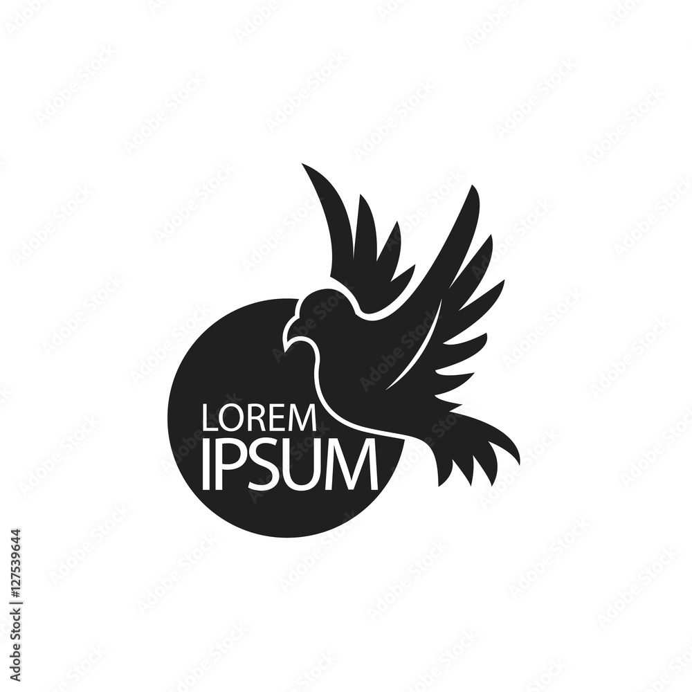 Obraz premium Bird Icon or Logo Template