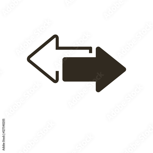 Arrows icon vector